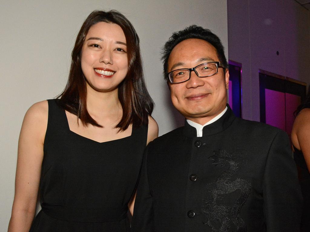 Jingxin Lin and Winston Jiang at Gold Coast Mayoress Charity Foundation Charity Ball at The Star Gold Coast. Picture: Regina King 