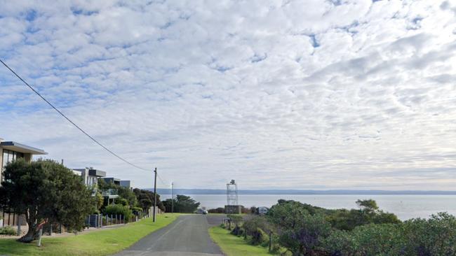 A woman has been flown to hospital with upper body injuries after falling from a balcony of a home on Grossard Point Rd in Ventnor, Phillip Island on Wednesday afternoon. Picture: Google Maps