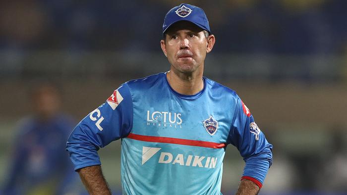 VISAKHAPATNAM, INDIA - MAY 10: Delhi Capitals coach Ricky Ponting looks on prior to the Indian Premier League IPL Qualifier Final match between the Delhi Capitals and the Chennai Super Kings at ACA-VDCA Stadium on May 10, 2019 in Visakhapatnam, India. (Photo by Robert Cianflone/Getty Images)
