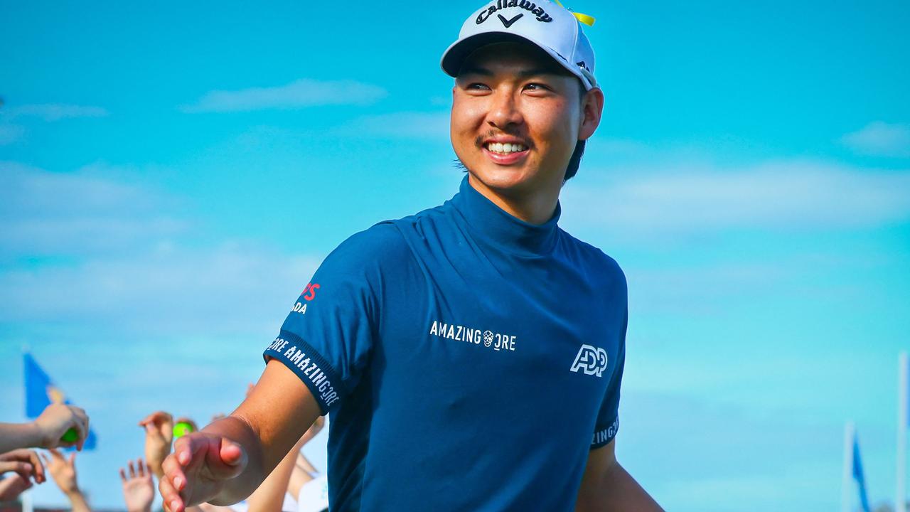 Golf Min Woo Lee getting Olympic uniform fitted The Australian