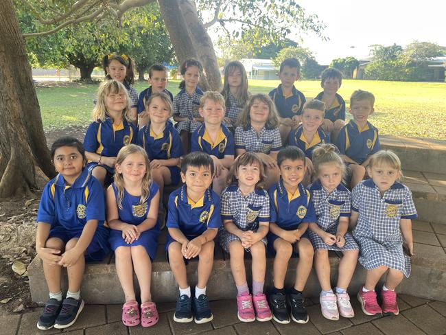 30/08/2024 - Parap Primary SchoolTransition SuttonBack row: Stella, Andy, Scarlett, Isabella, Bobby, Angus.Middle row: Isabelle, Jasmine, Max, Shannon, William, Isaac.Front row: Zaynab, Isabel, Xander, Luna, Roman, Emma-Ann, Ziggy. Picture: Melanie Sutton
