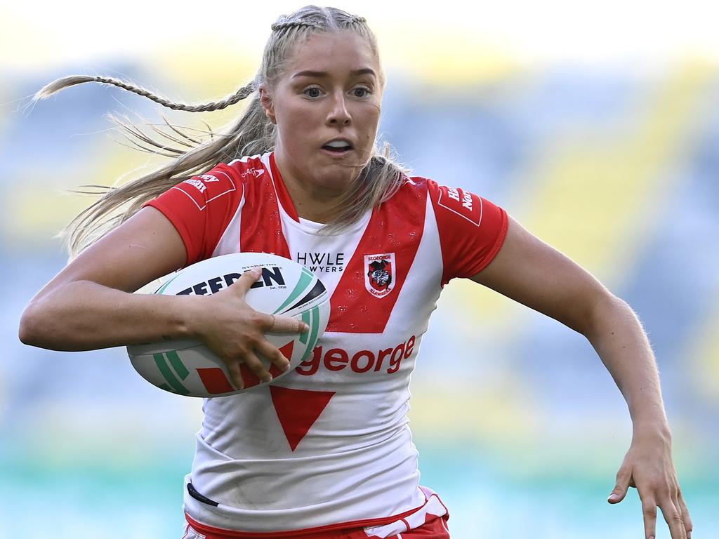 Teagan Berry has been a stand out performer for the Dragons. Picture: Getty Images