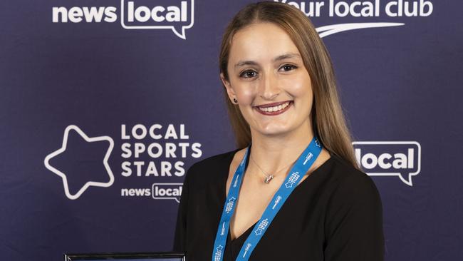 Carissa Uno was named the Parramatta Advertiser’s Junior Sports Star-Individual award winner at the 2018 Local Sports Star gala awards night. Picture: Matthew Vasilescu