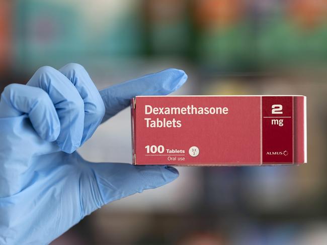 Dexamethasone has been successfully used to treat coronavirus patients in the UK. Picture: Getty Images