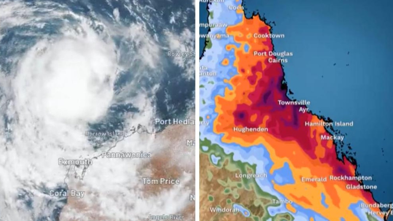 Cyclone, thunderstorms set to smash Aussies