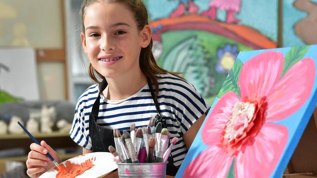 Create a home art studio and gallery. Picture: Keryn Stevens