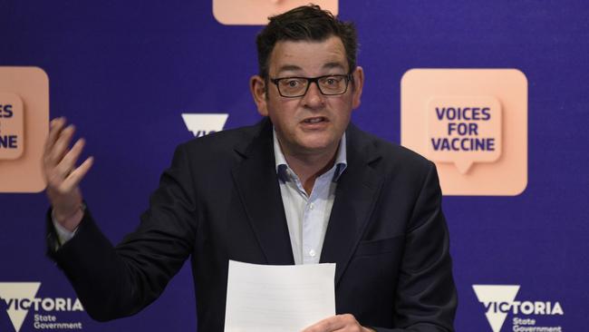 Daniel Andrews has had a slight increase in support for his management of the pandemic. Picture: Andrew Henshaw