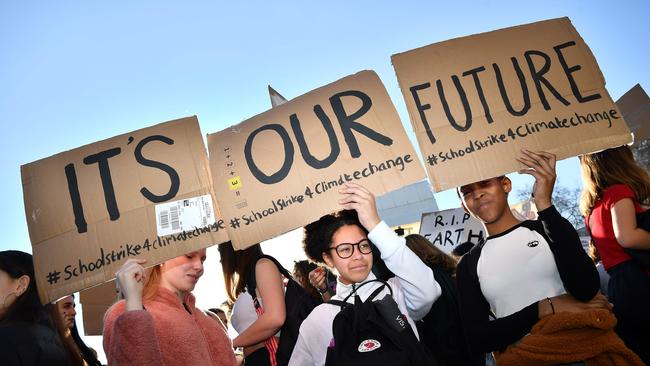 Gold Coast students say they will skip school to join the global strike for action on climate change. (Photo by Ben STANSALL / AFP)