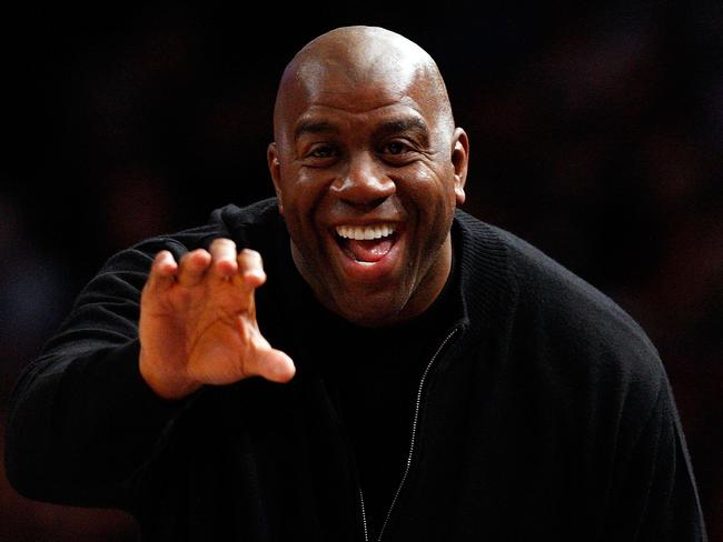 NBA legend Magic Johnson will be recognised for his work. Picture: Getty Images.