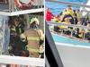 ‘Bit startled’: Queenscliff ferry rescues children from boat fire
