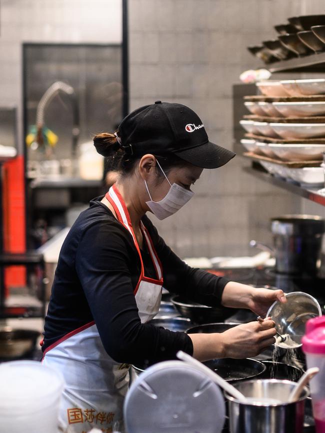 Hospitality workers must still wear masks.
