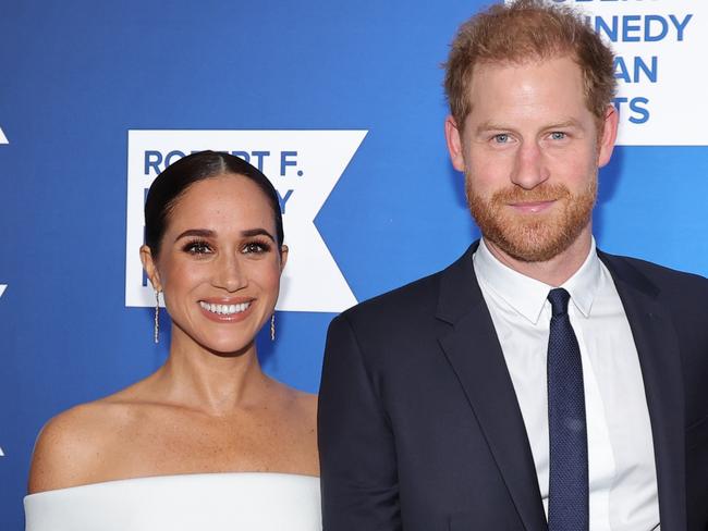 NEW YORK, NEW YORK - DECEMBER 06  Meghan, Duchess of Sussex and Prince Harry, Duke of Sussex attend the 2022 Robert F. Kennedy Human Rights Ripple of Hope Gala at New York Hilton on December 06, 2022 in New York City. (Photo by Mike Coppola/Getty Images forÃÂ 2022 Robert F. Kennedy Human Rights Ripple of Hope Gala)