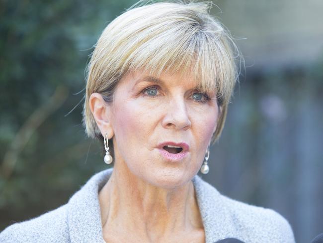 Julie Bishop has outlined the cost of resettling refugees.