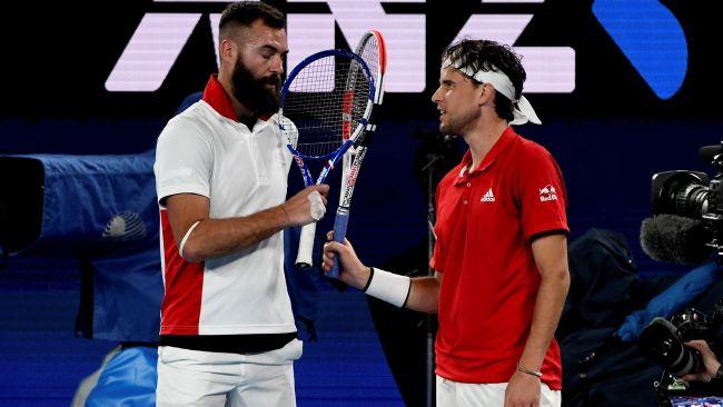 Benoit Paire during the ATP Cup. Picture: Getty Images