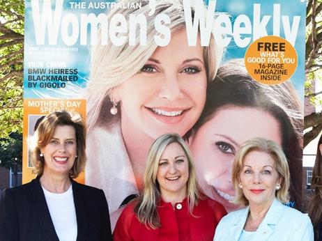 Former editors Deborah Thomas, Robyn Foyster and Ita Buttrose. Pic supplied.