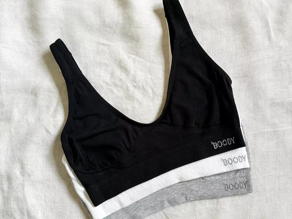 Unlike other bralettes, this wirefree design offers support as well as comfort. Picture: Instagram/@boody.