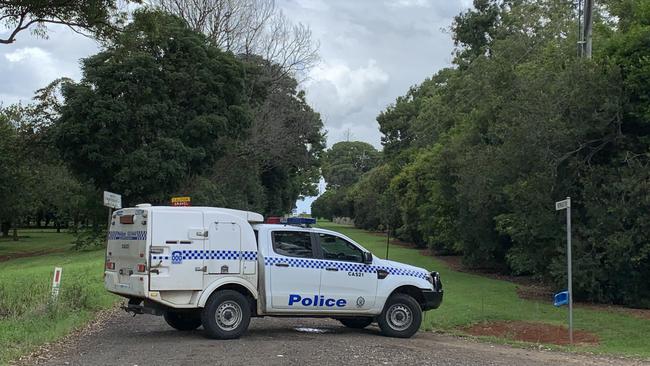 Police at Raywards Rd, Dunoon, after an alleged shooting incident.