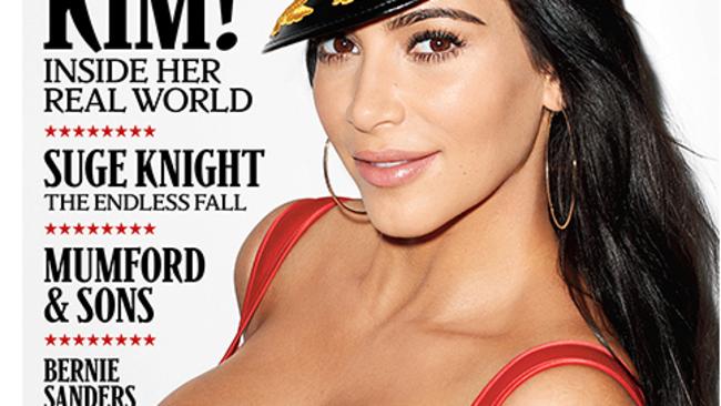 Kim Kardashian appears on the latest cover of Rolling Stone magazine, shot by Terry Richardson.