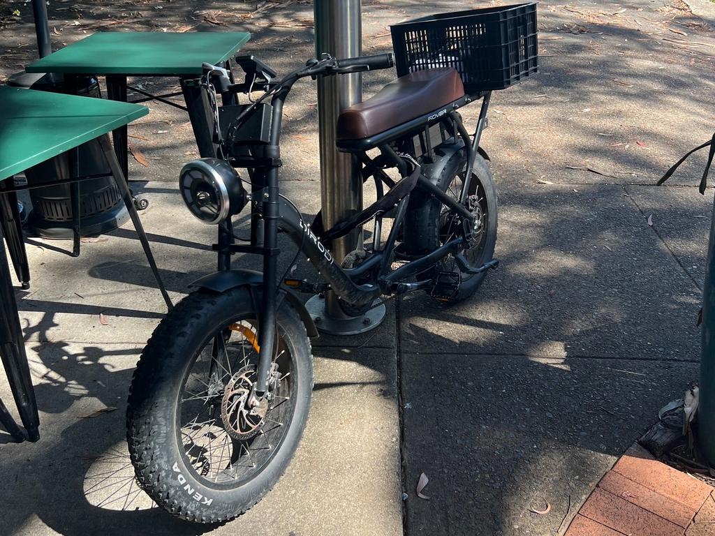 The e-bike phenomenon has exploded on the scene in wealthy, seaside suburbs in the last 12 months. Picture: Daniel Peters / news.com.au