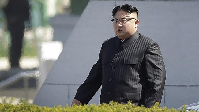 North Korean leader Kim Jong-un may choose the anniversary of the founding of his nation’s army to launch a new missile. Picture: AP Photo/Wong Maye-E