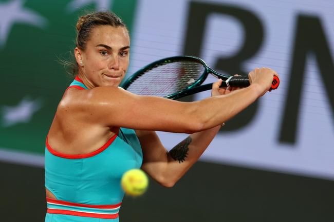 Aryna Sabalenka dropped just one game in a first-round demolition of Kamilla Rakhimova