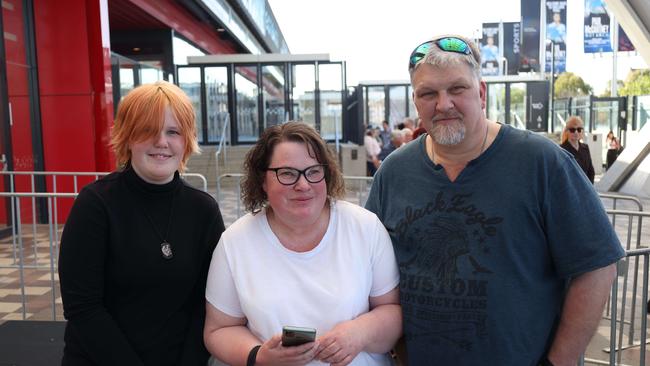 Paul McCartney fans at the Got Back Tour at the Adelaide Entertainment Centre, October 18. Picture: Kelly Barnes