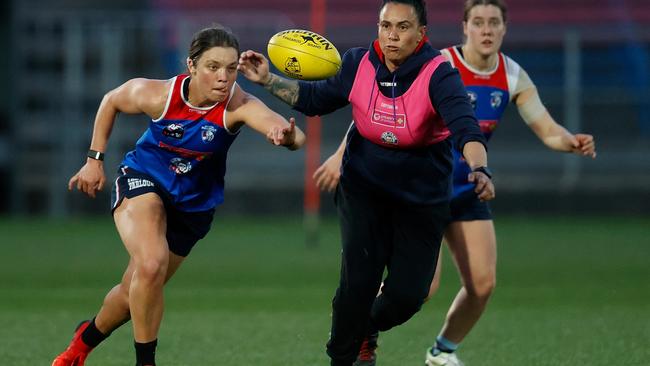 Bulldogs star Ellie Blackburn preparing for the new season. Picture: Getty Images