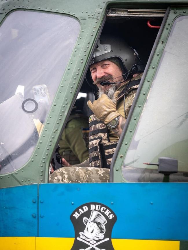 Vitaliy, 51, is one of the surviving pilots from Ukraine’s Army Aviation 16th Brigade. Picture: The Times