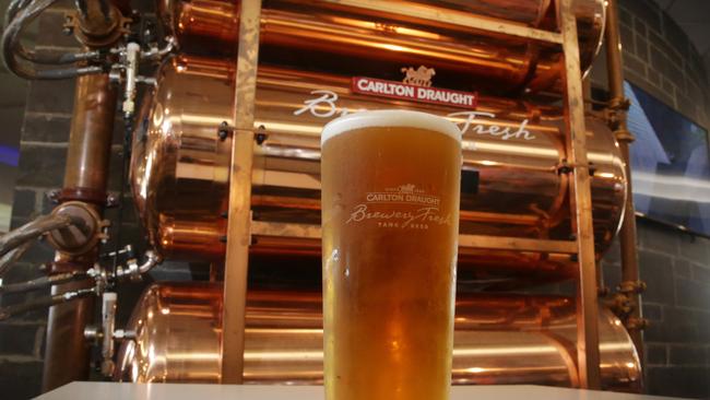 The Carlton Draft is a nod to the brewery and the Carlton Draught brand. Picture: Mark Scott