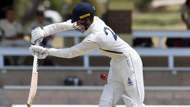 TSS batsman Jack Sinfield. Picture: Steve Holland