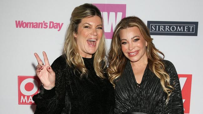 Pippa Pomeranz and Taylor Dayne at the LA loves OZ bushfire Benefit at the Hollywood Roosevelt hotel.