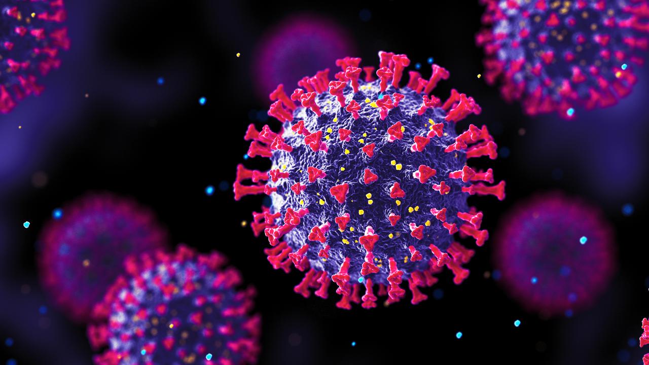 Coronavirus. COVID-19. 3D Render image