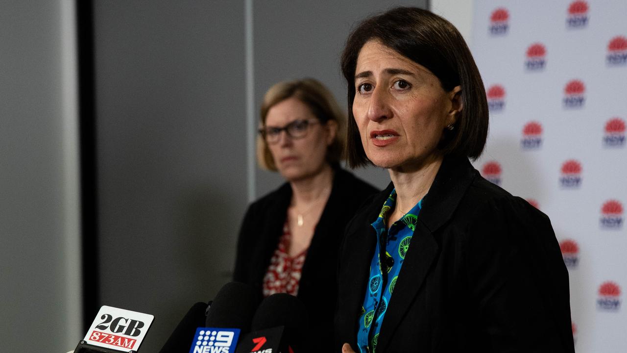 NSW Premier Gladys Berejiklian made the announcement this morning. Picture: Janie Barrett – Pool/Getty Images.