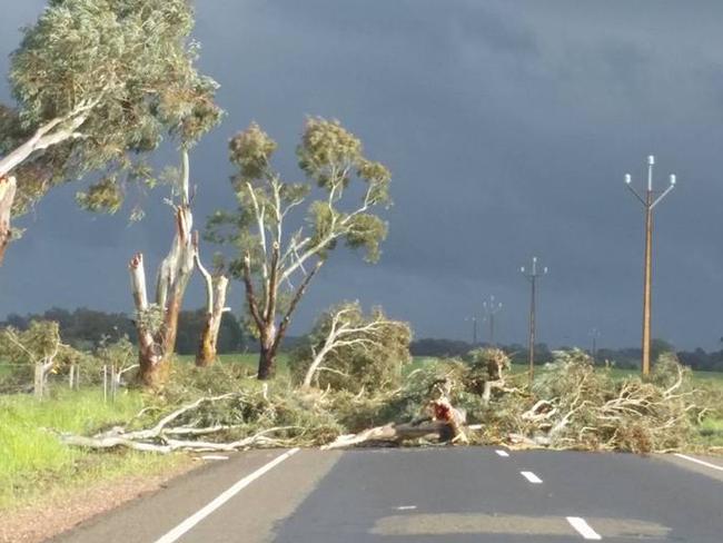 An ominous sky looms over South Australia and the “catastrophic” weather is coming for the other states. Picture: Debbie Prosser