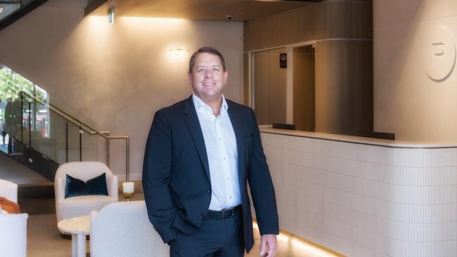 Place Estate Agents chief executive Damian Hackett inside the ageancy's new HQ.