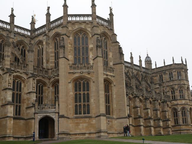 St George's Chapel where Prince Harry and Meghan Markle will tie the knot. Picture: Ella Pellegrini