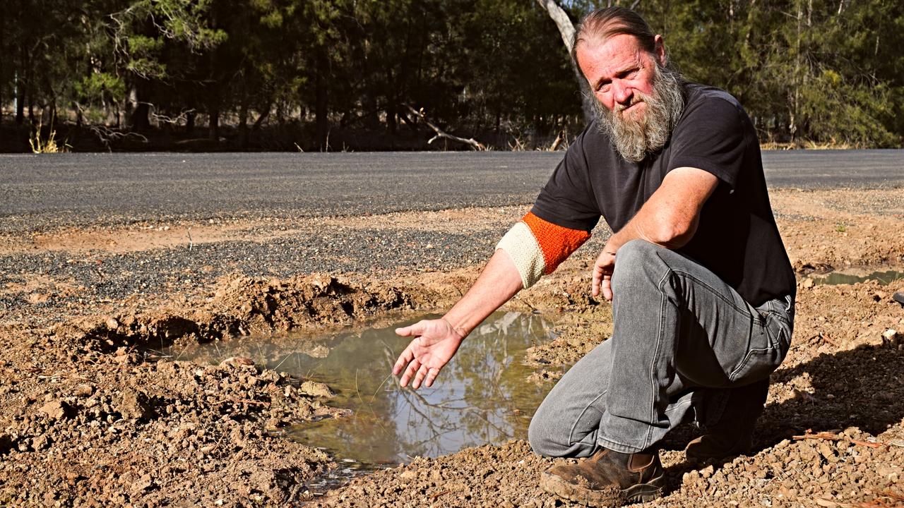 GRADING ON HIS NERVES: Tara’s David Parry is concerned the state of the region's unsealed roads is going to end in tragedy and is urging council to improve the frequency of their maintenance gradings. Picture: Kate McCormack