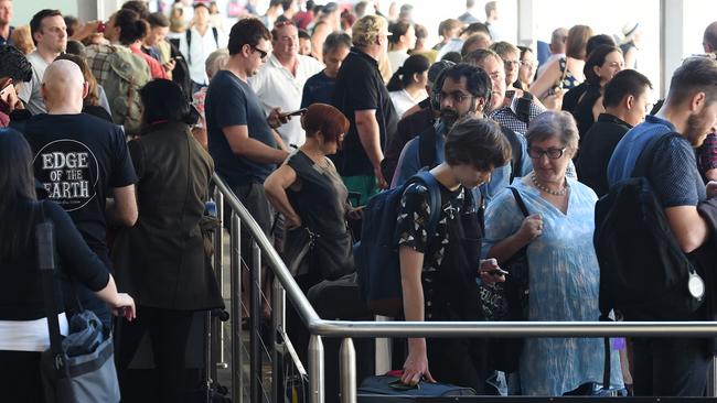 A taxi rank at Melbourne Airport. Picture: Josie Hayden