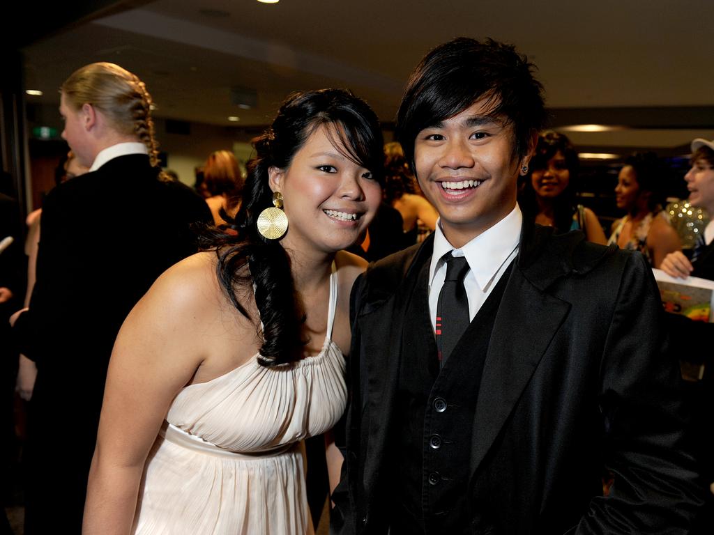 Leonie Yeh and Neville Baluyot at the 2009 Casuarina Senior College formal. Picture: NT NEWS