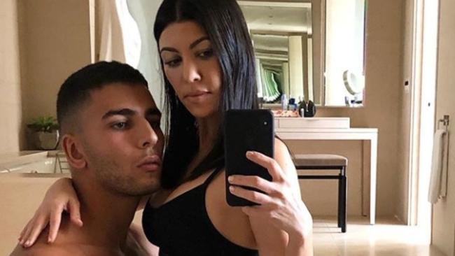 Kourtney Kardashian Straddles Boyfriend Younes Bendjima in Her Underwear,  Gets Paid to Do It