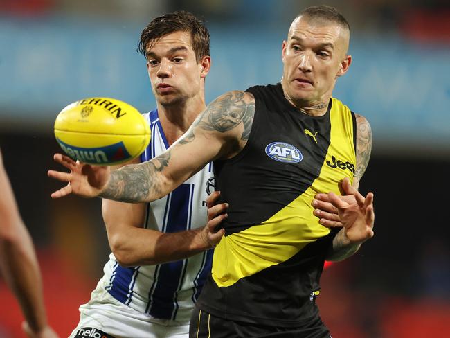 Dustin Martin of the Tigers. Picture: Michael Klein