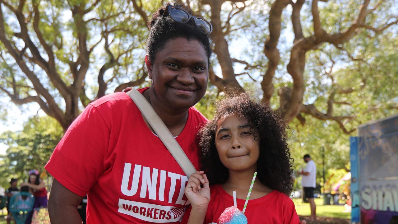 ‘Challenge the status quo’: Hundreds march through Darwin for May Day