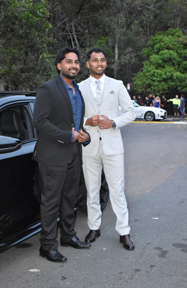 Asmit Mahato and Adam at the Meridan State College formal 2024.