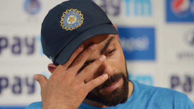 India's captain Virat Kohli ahead of the second Test against New Zealand.