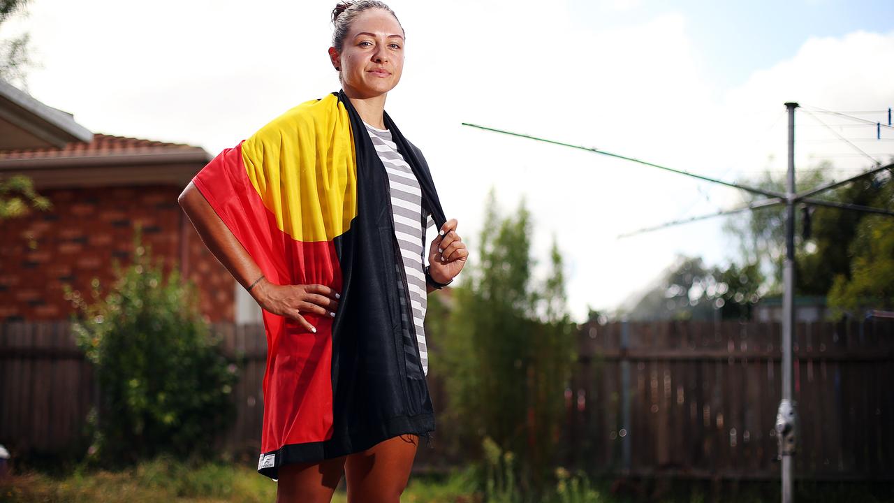 Indigenous Sports Month ambassador and Matildas star Kyah Simon Pic. Sam Ruttyn