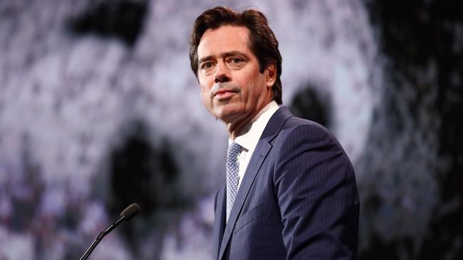 AFL chief executive Gillon McLachlan at the season launch on Tuesday night