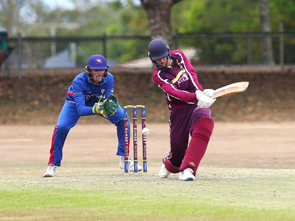 Pictured: Alexander Nasser. Atherton v Barron River. Cricket Far North 2024. Photo: Gyan-Reece Rocha