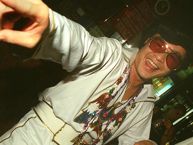 Ryan Hubris at Surfers Paradise Beer Garden in 2003.