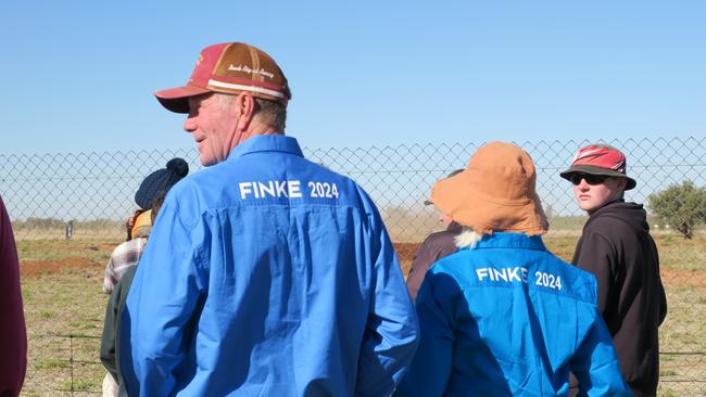 Thousands have turned up to watch the prologue for the 2024 Tatts Finke Desert Race. Picture: Gera Kazakov