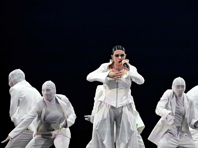 Portuguese singer Iolanda Costa aka iolanda representing Portugal with the song Grito. Picture: AFP